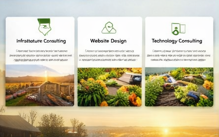 Farmer working with laptop for consulting and technology planning